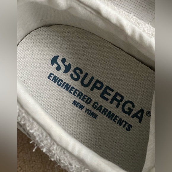 SUPERGA X ENGINEERED GARMENTS 3420 LOW WHITE sneakers 9.5US womens /8US … - Picture 10 of 12